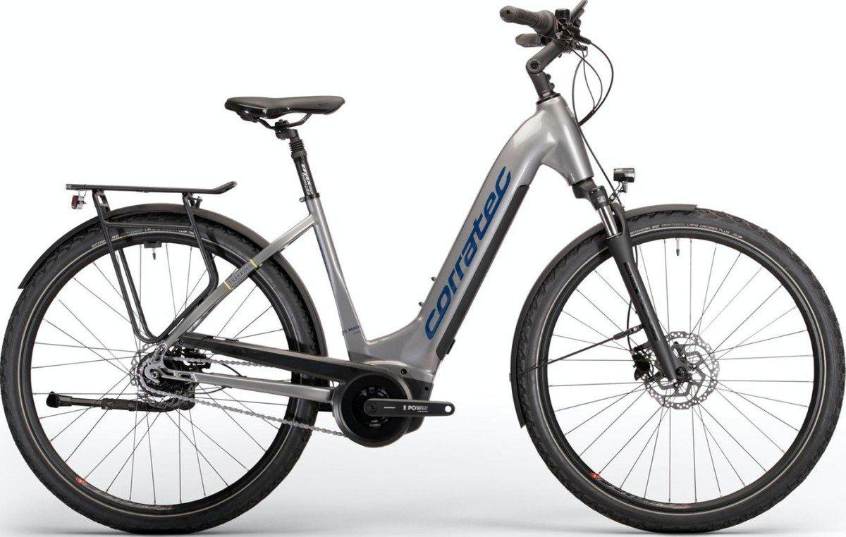 Corratec EP Trekking grijs, elektrische stadsfiets 45 cm