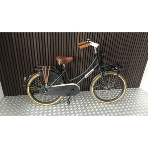 Popal kinder fiets cargo Mixed 2023-36cm-zwart