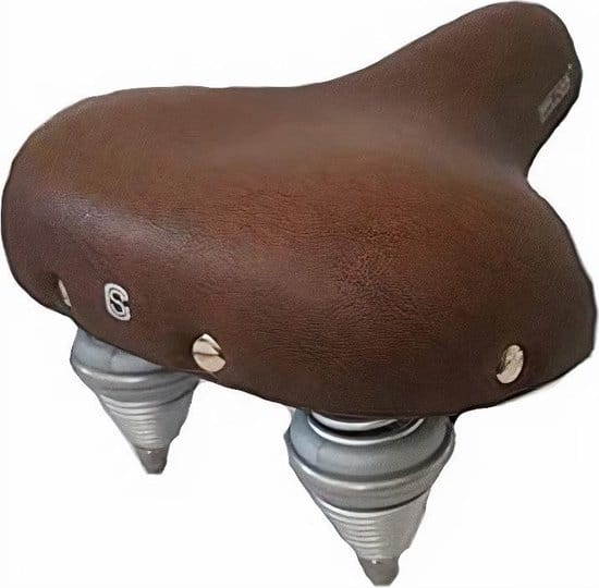 Selle Fietszadel classic retro XL - Bruin kopen