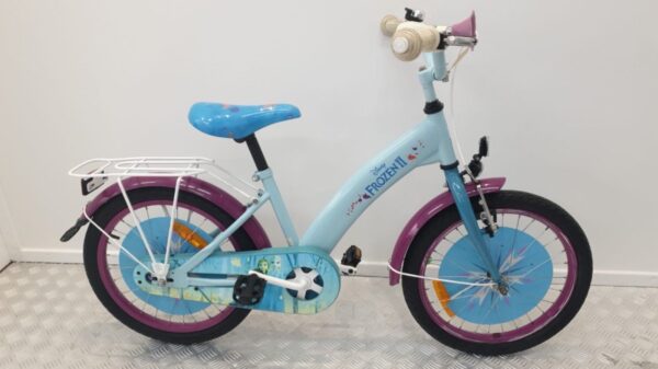 Frozen kinderfiets | Gebruikt | 3 maanden garantie | 18 Meisjes-Blauw