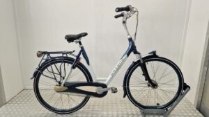 Gazelle Moutreux | Gebruikt | 3 maanden garantie | 28 inch-57 cm-Blauw Wit