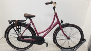 Batavus Diva | Gebruikt | 3 maanden garantie | 28 inch -56 cm-Rood