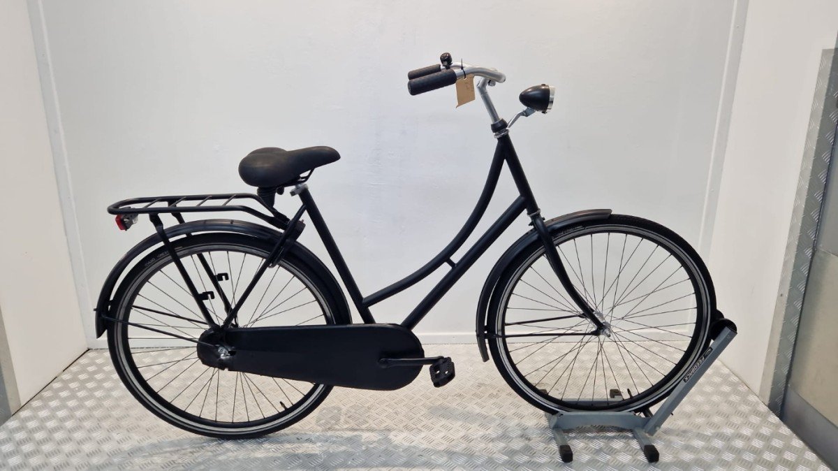 Budgetbike Omafiets | Gebruikt | 3 Maanden Garantie |-57 cm-Zwart