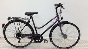Batavus allure | Gebruikt | 3 maanden garantie | 28 inch |-54 cm-Paars/zwart