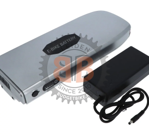 Sparta E-motion e-bike accu – 36V 13Ah 16Ah – bagagedrager – compatibel E300 E400 E500 – incl. oplader Zilver