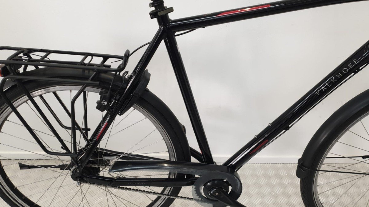 Kalkhoff AGATTU | Gebruikt | 3 maanden garantie | 28 inch | Heren-65 cm-Zwart - Afbeelding 4