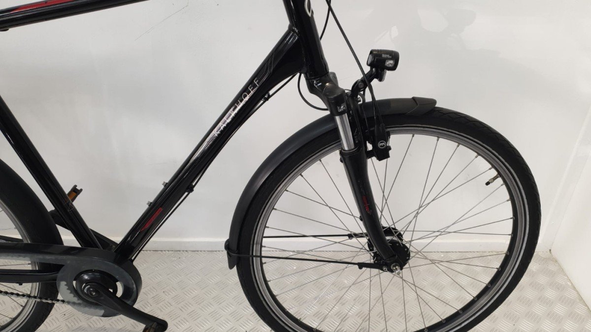 Kalkhoff AGATTU | Gebruikt | 3 maanden garantie | 28 inch | Heren-65 cm-Zwart - Afbeelding 3