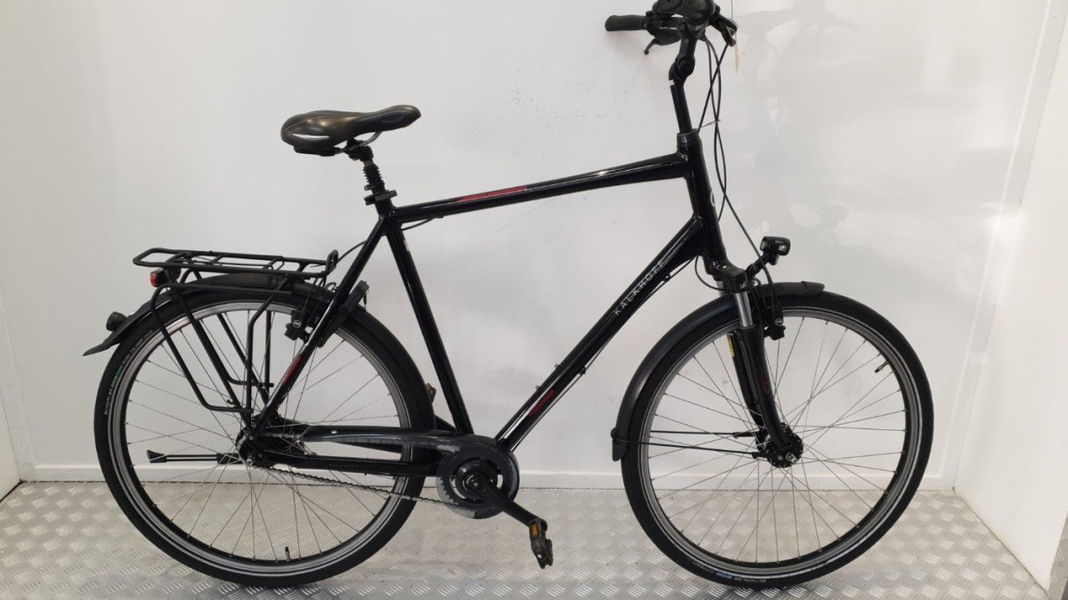 Kalkhoff AGATTU | Gebruikt | 3 maanden garantie | 28 inch | Heren-65 cm-Zwart