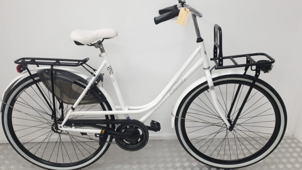 Rossler Citybike | Gebruikt | 3 maanden garantie | 28 inch Dames-55 cm-Wit