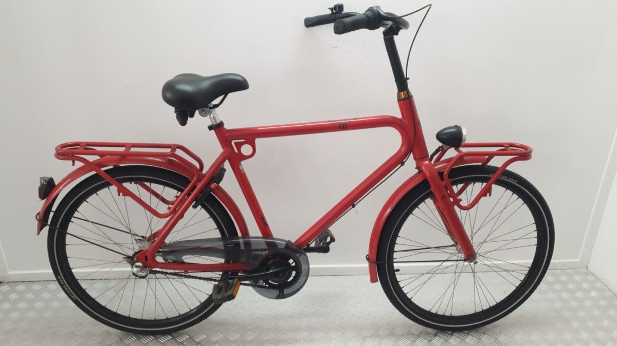 Batavus cargo | Gebruikt | 3 maanden garantie | 28 inch | Heren 2018-53 cm-Rood