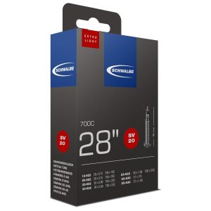 Schwalbe BI0902A Bib Schwal. SV20 FV xtra lig-28"-Zwart