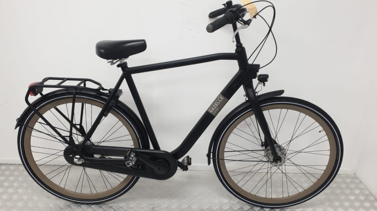 Gazelle Esprit | Gebruikt | 3 maanden garantie | 28 inch | Heren-59 cm-Zwart