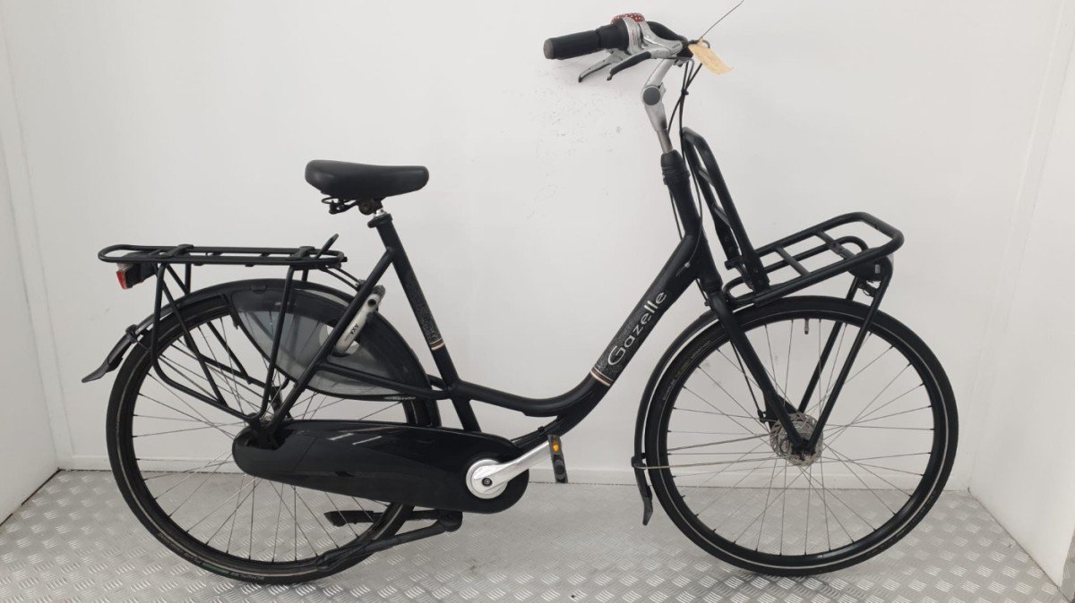 Gazelle Bloom | Gebruikt | 3 maanden garantie | 28 inch | Dames-61 cm-Zwart