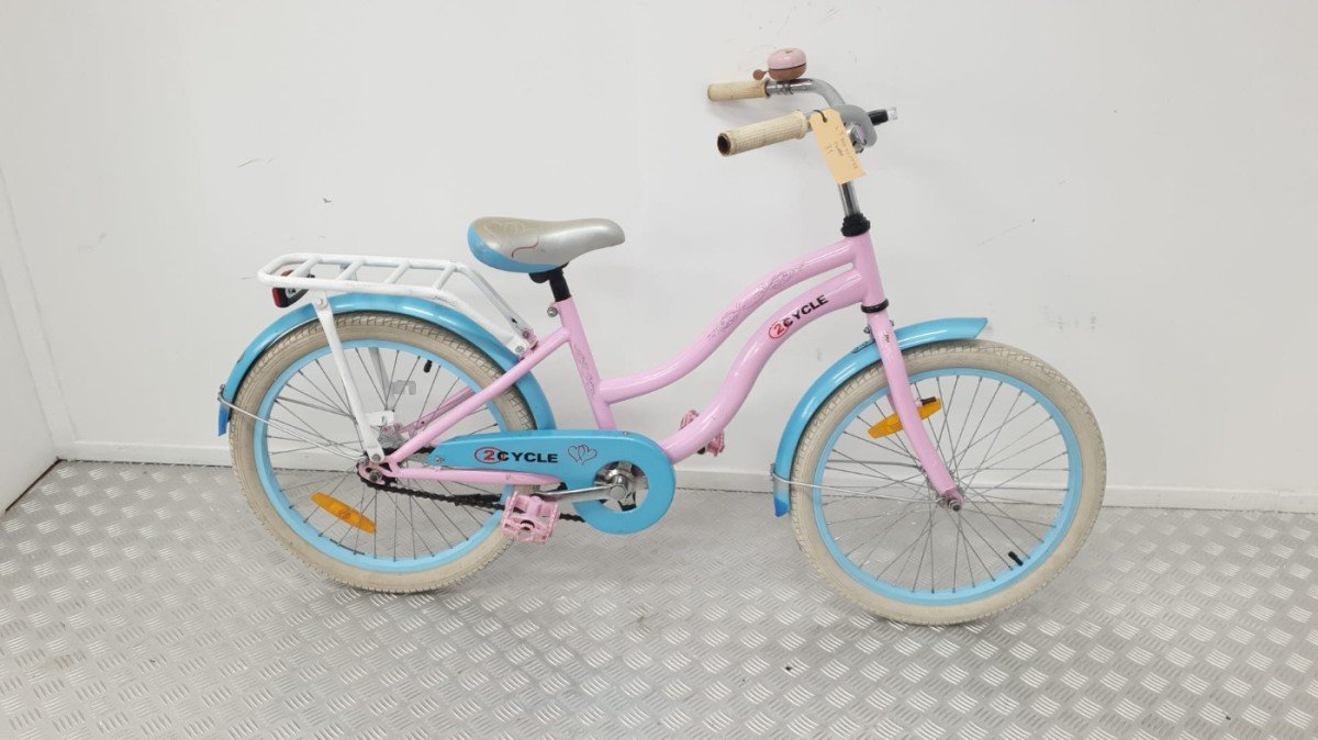 2cycle kinderfiets 20 inch | Gebruikt | 3 maanden garanti Meisjes-Rozeblauw